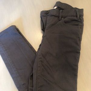 Crewcuts 5 pocket gray denim leggings size 10